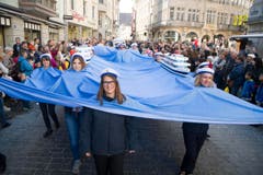 St. Gallen - Umzug Olma Olmaumzug durch die Stadt (Bild: Ralph Ribi)