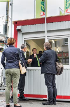 Die letzten Stunden vor Wegaeroeffnung (Bild: Andrea Stalder)