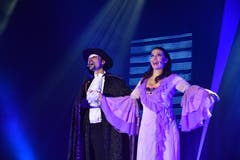 Katrin Mayer und Istvan Csiszar in "Das Phantom der Oper". (Bild: Manuel Nagel)