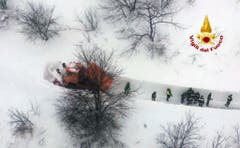 ITALY QUAKE AVALANCHE (Bild: Keystone)