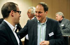 Tagblatt-Chefredaktor Philipp Landmark beim Andruck der neuen Thurgauer Zeitung im Druckzentrum der Tagblatt AG in Winkeln. (Bild: Reto Martin)