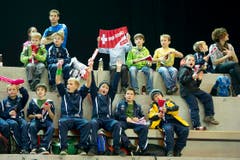 Ob aus ihnen dereinst auch gute Unihockeyaner werden? (Bild: Urs Bucher)