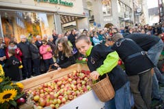 St. Gallen - Umzug Olma Olmaumzug durch die Stadt (Bild: Ralph Ribi)