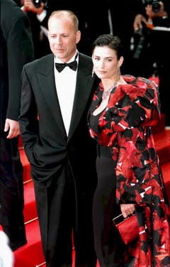 Ebenfalls ein Bild aus dem Jahr 1997: Bruce Willis und Demi Moore am Filmfestival in Cannes. (Bild: Keystone)