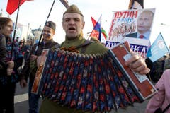 RUSSIA CRIMEA ONE YEAR ANNIVERSARY (Bild: Keystone)