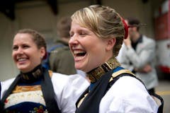 Impressionen vom Eidgenössischen Blasmusikfest St. Gallen (Bild: Ralph Ribi)