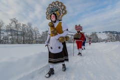 Silvesterchlausen in Urnäsch. (Bild: Cyrill Schlauri)