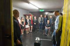 Hinter den Kulissen der Sportlerwahl. (Bild: Michel Canonica)