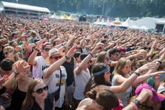 OPENAIR ST. GALLEN 2015 - Impressionen während dem Kontert von Stress auf der Sitterbühne (Bild: Peer Füglistaller)