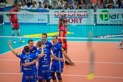 Volley Amriswil : Perugia Champions League Hinspiel (Bild: Andrea Stalder)