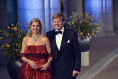 Kronprinz Willem-Alexander mit seiner Ehefrau Maxima. (Bild: Keystone)