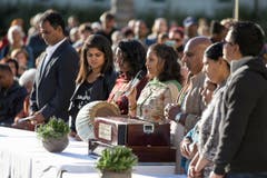 Interreligišse Feier zum eidgenšssischen Bettag, Klosterplatz, St. Gallen (Bild: Peter Käser)