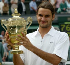 2003 Wimbledon gegen Mark Philippoussis (AUS) 7:6, 6:2, 7:6 (Bild: Gerry Penny / Keystone)