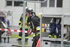 Emsiges Treiben vor Ort. (Bild: Mario Testa)