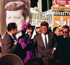 Wahlkampf im Oktober 1960 in New York. (Bild: Keystone)
