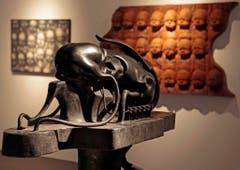 Eine Skulptur von Giger bei der Ars Electronica 2013 in Linz. (Bild: Keystone)