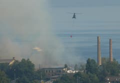 Grossbrand in Horn TG (Bild: Walter Jerg)