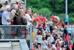 Applaus von den Rängen. (Bild: Reto Martin)