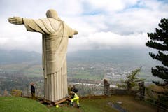 CAPTION CORRECTION SCHWEIZ KUNST CHRISTUS CRISTO REDENTOR (Bild: Keystone)