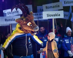 OPENING CEREMONY, EROEFFNUNGSFEIER, CEREMONIE D'OUVERTURE, SKI ALPIN, FIS SKI ALPIN WELTMEISTERSCHAFTEN, SKI ALPIN CHAMPIONNATS DU MONDE, ALPINE SKIING WORLD CHAMPIONSHIPS, (Bild: Keystone)