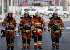 Explosion at Brussels metro station Maelbeek (Bild: Keystone)