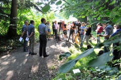 Grosses Interesse bei der Medienorientierung. (Bild: Hanspeter Schiess)