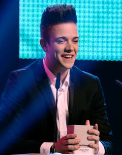 Luca Hänni gewinnt einen Swiss Music Award in der Kategorie Best Breaking Act. (Bild: Keystone)