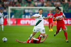 Mario Mutsch wird gefoult. (Bild: Michel Canonica)