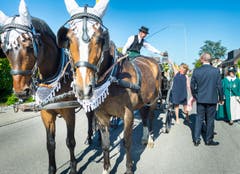 Empfang Grossratspräsidentin Heidi Grau (Bild: Andrea Stalder)