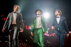 Die Band Lo & Leduc räumte gleich mehrere Awards ab. (Bild: Keystone)