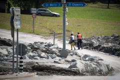 SWITZERLAND LANDSLIDE (Bild: GIAN EHRENZELLER (KEYSTONE))