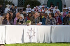 Interreligiöse Feier zum eidgenössischen Bettag, Klosterplatz, St. Gallen (Bild: Peter Käser)