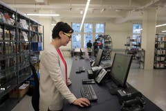 St. Gallen - Einweihung der neuen Stadtbibliothek in der Hauptpost (Bild: Ralph Ribi)