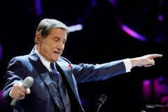 Sein letzter Auftritt in Zürich: Udo Jürgens gastierte am Sonntag, 7. Dezember, im Hallenstadion. Genau zwei Wochen später ist er an einem Herzversagen verstorben. (Bild: Keystone)