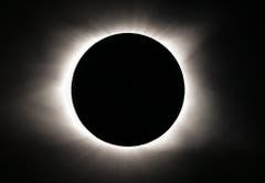 The solar eclipse in Rabun Gap, Georgia, USA. (Bild: Keystone)