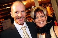 Ex-Skistar Michael von Grünigen mit seiner Ehefrau Anna. (Bild: André Häfliger/Neue LZ)