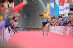 Die Läuferinnen und Läufer sind unterwegs (Bild: Dominik Wunderli/LZ)