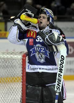 EVZ-Torhüter Sandro Zurkirchen. (Bild: Keystone)