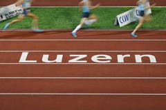 Spitzenleichtathletik in Luzern. (Bild: Philipp Schmidli / Neue LZ)