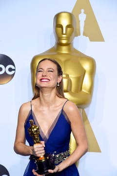 ... und weil es so schön war, nochmal: die strahlende Brie Larson. (Bild: Keystone/EPA/Paul Buck)