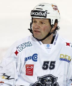 Paul di Pietro im Meisterschaftsspiel EVZ-Lugano vom 16. November in der Bossard-Arena. (Bild: Keystone)