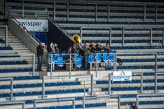 Bild aus der Swissporarena. (Bild: Dominik Wunderli)