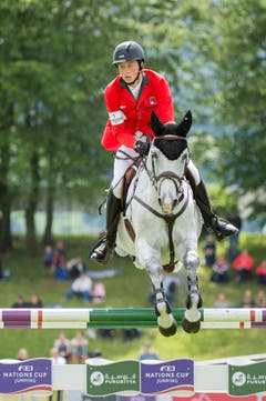 Martin Fuchs auf Clooney am Nationencup am CSIO St. Gallen (Bild: Urs Bucher)
