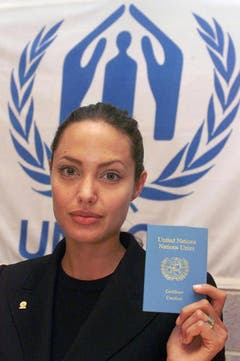 Jolie ist ehemalige Sonderbotschafterin für das UNO-Hochkommissariat für Flüchtlinge (Bild: Keystone)