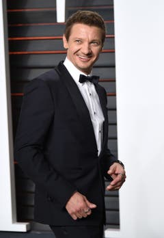 Der stets fröhliche Frauenschwarm Jeremy Renner ("The Hurt Locker") fehlt an keiner wichtigen Party. (Bild: Keystone/Evan Agostini)