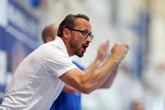 Der Krienser Teammanager Nick Christen an der Seitenlinie. (Bild: Philipp Schmidli / Neue LZ)