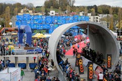 Zieleinlauf beim Verkershaus. (Bild: swiss-image.ch/Photo Andy Mettler)