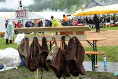 Nass und kalt wars in Beckenried (Bild: Robert Hess)