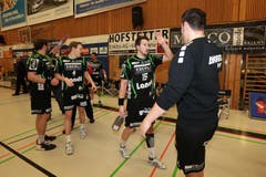 Die Krienser freuen sich über den Sieg. (Bild: Roger Zbinden/Neue LZ)