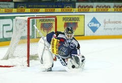 EVZ-Torhüter Jussi Markkanen. (Bild: Stefan Kaiser/Neue ZZ)